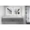 Castello Usa Nile 84-inch Gray Vanity Set with White Top and Gold Handles CB-MC-84G-GLD-2053-WH - alternate 7